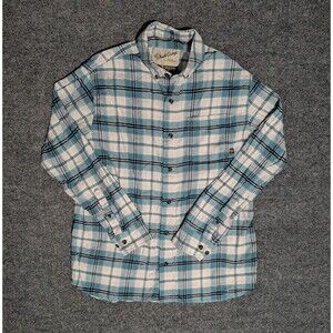 Duck Camp Flannel Shirt Mens Medium Plaid